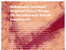 Tablet Screenshot of ferrucci-winebar.de